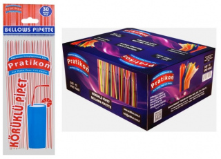 Körüklü Pipet 30 Adetli